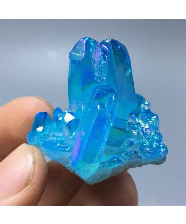 Natural Crystal Rough 2pcs Rainbow Titanium Bismuth Silicon Cluster Aura QuartzStones - Buy Online on GoSupps.com