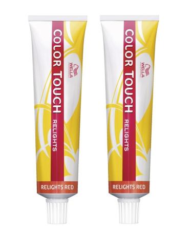 Wella 2x Color Touch Relights Red /74 Brown-Red 60 Ml