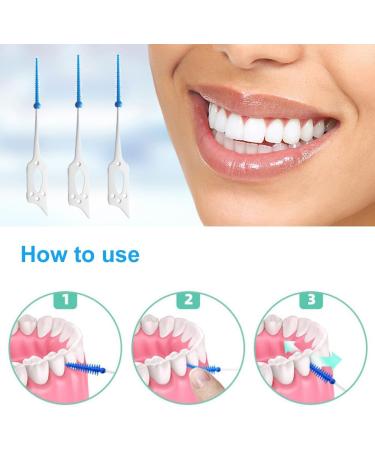 70 Premium Interdental Brushes - Silicone Tooth Cleaner Sticks for Optimal Oral Health | Ideal for Interdental Spaces | International Shipping Available - Buy Online on GoSupps.com