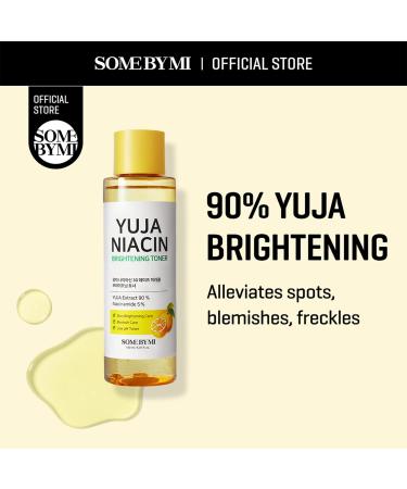 SOME BY MI Yuja Niacin Brightening Toner 150ml - 12 Vitamins for Sensitive Skin - Anti-Wrinkle, Melasma & Blemish Care - Buy Online on GoSupps.com