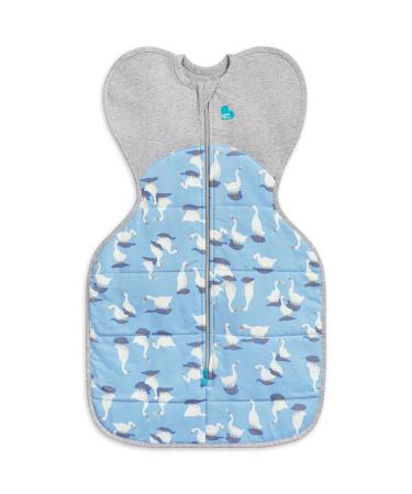 Love To Dream Swaddle UP Baby Sleeping Bag Self-Soothing Swaddles for Newborns Improves Sleep Snug Fit Helps Calm Startle Reflex New Born Essentials for Baby Warm 16-20 C 2.2-3.8kg Blue Newborn (2.2-3.8kg) Blue