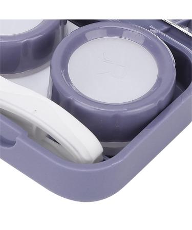 Pongnas Portable Travel Contact Lens Case - Light Purple Plastic Container for Safe Storage - Buy Online on GoSupps.com