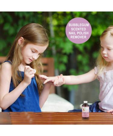 Karma Organic Bubblegum Scented Nail Polish Remover for Kids - Non-Toxic, Vegan, Cruelty-Free, Acetone-Free, Nail Strengthener - 4 fl. Oz - Buy Online on GoSupps.com