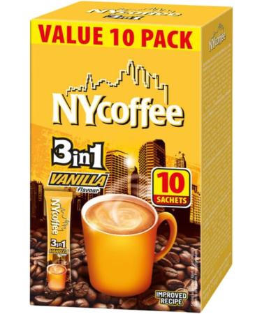 Coffee Bundle Consisting of NY Coffee 3 in 1 Vanilla 10 Sachets (4 Pack) - Buy Online on GoSupps.com