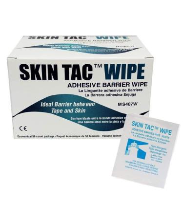 Skin Tac Adhesive Barrier Prep Wipe, 50/Box (Box of 50) by TORBOT GROUP INC.