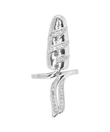 Buy Shiny Nail Cap Rings - Elegant Fingernail Rings for Women | International Shipping Available - Buy Online on GoSupps.com
