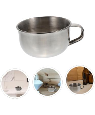 Angoily 7pcs Shaving Soap Dish Set - Stainless Steel Bubble Container for Men | Durable & Stylish Shaving Foam Holder - Buy Online on GoSupps.com