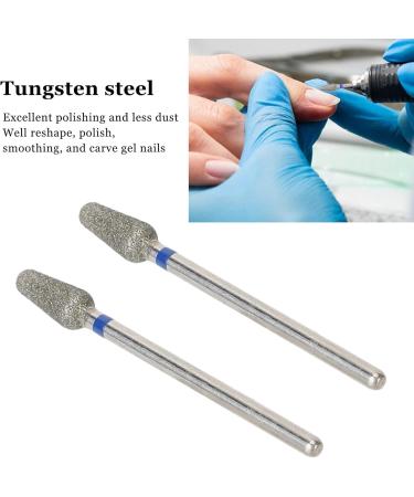 Tungsten Steel Nail Drill Bits 2 Blue Manicure Nail Art Drill Bits for Manicures - Buy Online on GoSupps.com