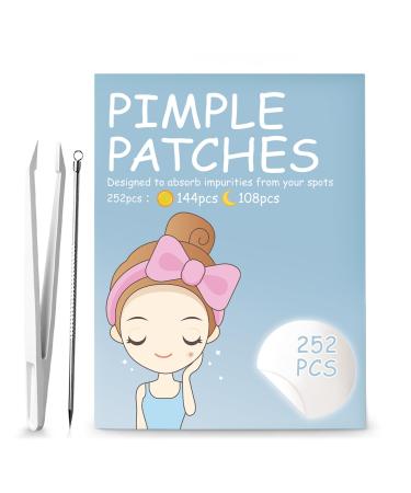 Acne pimples patches 252 Invisible hydrocolloid anti acne patches patch effective absorption for the prevention of acne brands and for covering acne for all skin types. - Buy Online on GoSupps.com
