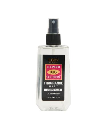Wonder Wig Solution Fragrance Mist Crystal Clear 3.38oz | Gives Moisture and Hydration to Hair with Aloe Infused Formula Refresh the Wig Eliminating Bad Odors Long Lasting Fresh Scent Anti-Frizz Crystal Clear 3.38 Fl Oz (Pack of 1)