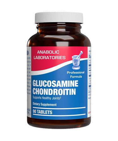 Advanced Glucosamine and Chondroitin for Adults - Clinical Formula Naturally Derived Bone Joint Tendon and Ligament Supplement with High Strength Glucosamine Complex - Up to 90 Day Supply