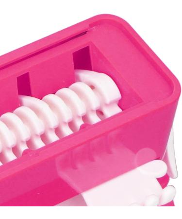 Transparent Large Capacity Micro Applicator Holder Box Dispenser with Easy Access for Refilling (Pink) - Buy Online on GoSupps.com