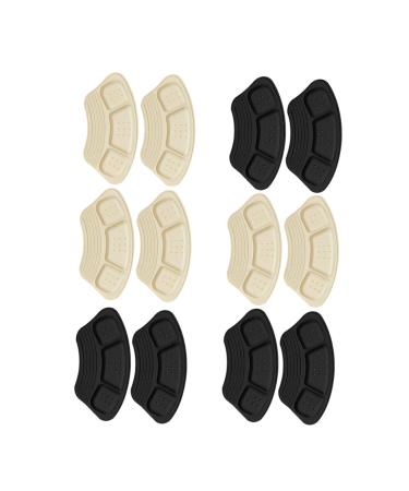 Didiseaon 6 Pairs Non-Slip Heel Stickers Comfortable Heel Cushions Heel Cushion Inserts Heel Pads Heel Cushion Pads Shoe Heel Protectors Comfortable Heel Liners Shoe Inserts Accessories Soft