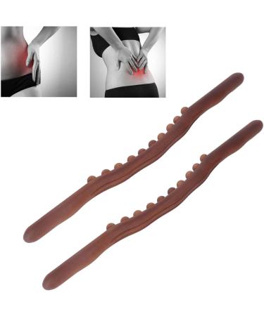 Holz Therapy Lymph Drainage Massage Roller Stick - 10-Point Smoothing Roller for Home and Beauty Salon | 2 Wooden Stabilizers | Plplaaoo - Buy Online on GoSupps.com