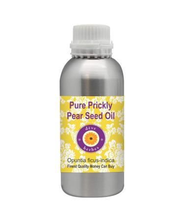 Deve Herbes Pure Prickly Pear Seed oil (Opuntia ficus-indica) 100% Natural Therapeutic Grade Infused 300ml (10.1 oz)