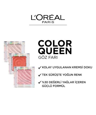 L'Or al Paris Color Queen Eyeshadow 27 Transcent - Vibrant Long-Lasting Color | Shop Internationally - Buy Online on GoSupps.com