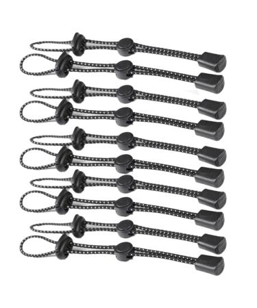 Houson 10 pieces backpack rope buckle backpack walterwalk holder fastening cord rope adjustable rope strap buckle for mountaineering camping hiking