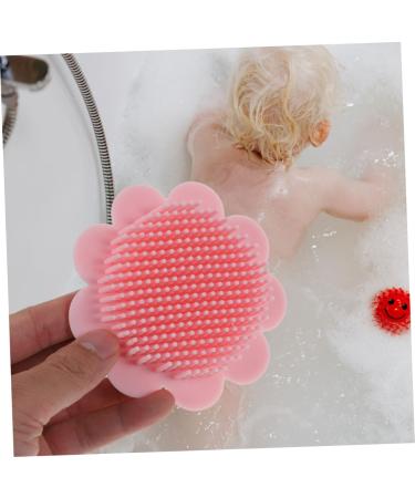 Silicone Shampoo Brush Set - Infant Shower & Hair Washing Brush for Babies | Scalp Massager & Bathing Washer - Buy Online on GoSupps.com