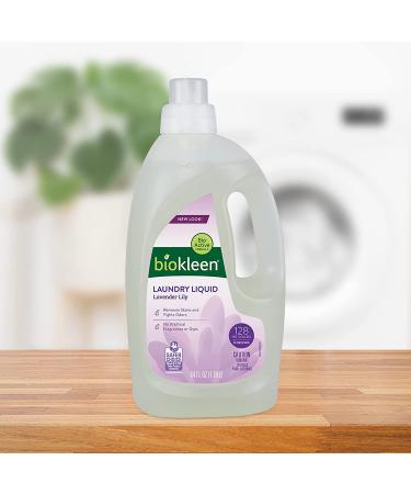 Biokleen Lavender Lily Laundry Liquid 64 oz | Eco-Friendly & Effective Clean - Buy Online on GoSupps.com