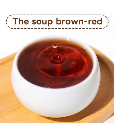  LWXLJMJZC LWXLJMJZC -Ripe Yunnan Pu-erh Fermented Puer Tea (cook) Puer Chinese Black 357g (150 Cups) - Buy Online on GoSupps.com