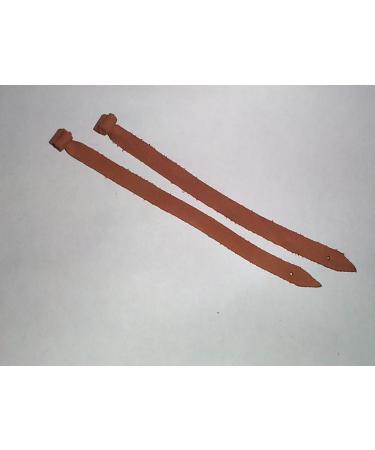 Falconry Flying Jesses for small birds.Kestrel spar merlin etc (pair)