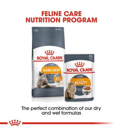 Royal Canin Hair & Skin Care Adult Wet Cat Food in Gravy 12 x 85g Fish or Meat 1.02 kg (Pack of 1) - Buy Online on GoSupps.com