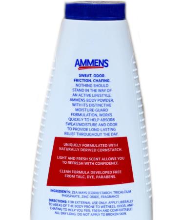 Ammens Powder Original 11 oz: Soothing Body Powder for All-Day Freshness - Buy Online on GoSupps.com