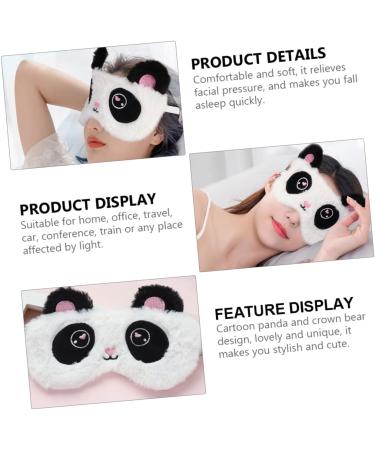 Beaupretty 2pcs Panda Blindfold - Polyester Eye Mask for Sleep & Shadow Protection | International Shipping - Buy Online on GoSupps.com