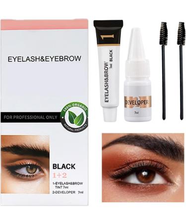 Brows Dye Kit Brow And Lash Tint Semi-Permanent Lash Tinting Kit Quick Dry Waterproof Long-lasting Eyebrow Dye Tint For Natural Eyelash Fast & Easy Brow Dye Starter Kit - Buy Online on GoSupps.com