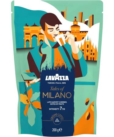 Lavazza Tales of Italia Lot de 6x200g Caf Moulu (Milano + Roma + Napoli) 1 2kg Id al pour Machine Expresso Filtre ou Manuelle Arabica & Robusta Intensit s 7/8/9 Notes Vari es - Buy Online on GoSupps.com