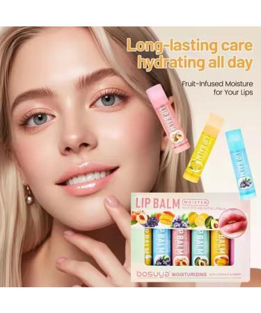 Atthatmmt Fruit Lip Balm Winter Fashion Moisturizing Lip Oil Clear Long Lasting Lip G8Z0 Care Aloe Natural Lipstick Lipstick - Buy Online on GoSupps.com