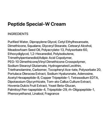 Le' Nubele Peptide W Special Wrinkle Cream Advanced Anti-Aging Face Cream Multi Peptide Complex Targets Deep & Fine Lines Sagging Wrinkles Firming & Smoothing Korean Skin Care 50g / 1.76 oz. - Buy Online on GoSupps.com