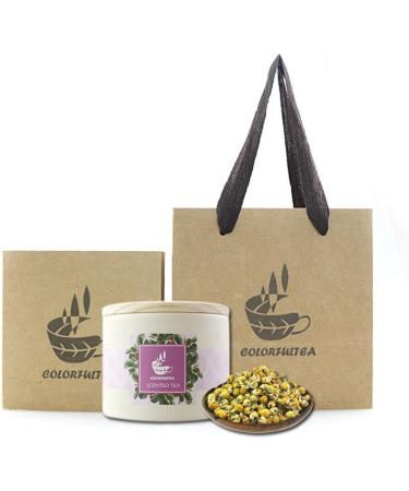 COLORFULTEA - 100 g (3.5 oz) - Chinese Health Herbal Tea - Flower Tea - Floral Tea - Scented Tea - Dried Chamomile Tea/Chamomile Flowers Tea - Fragrant Natural Organic Tea - Buy Online on GoSupps.com
