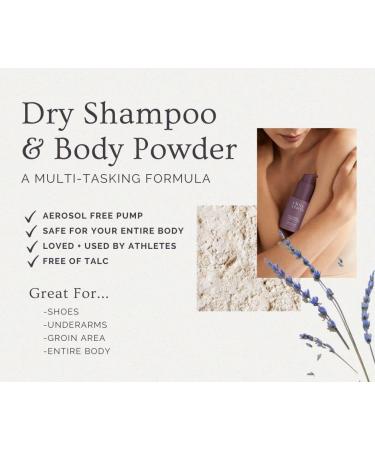Cleo+Coco Grapefruit Dry Shampoo Body Powder - 4oz | Odor & Wetness Absorbing | All-Natural with Essential Oils | Talc-Free | Made in USA - Buy Online on GoSupps.com