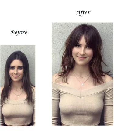 14 Straight Hair Topper with Fringe for Thinning Hair - Brown Black - Buy Online on GoSupps.com