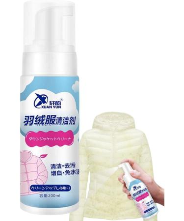 Down Wash Detergent Dry Fast Water Natural Down Jacket Cleaner Spray | 7.04 oz High-Performance Stain Remover for Down Jackets Laundry Supplies Riastvy - Buy Online on GoSupps.com