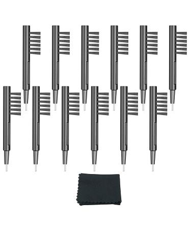 Hearing Aid Cleaning Brush Kit | 12-Piece Set with Wax Loop, Magnet, and Cloth | Ideal for Earbuds, Headphones, Airpods - Buy Online on GoSupps.com