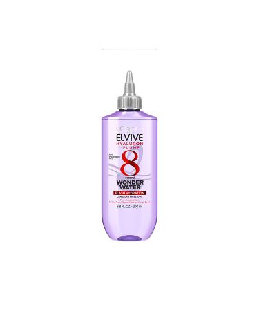 L'Oreal Paris Elvive Hyaluron Plump Flash Hydration Wonder Water Hair Rinse 8 Second Hydrating Hair Care Treatment for Soft Shiny Hair 6.8 Fl Oz bright berries mandarin sandalwood 6.8 Fl Oz