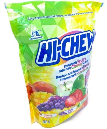 2 Pack Morinaga Hi-Chew 100+ Individually Wrapped Pieces Immensely Fruity Intensely Chewy Candy (Strawberry Green Apple Mango and Grape Flavor) - No Cholesterol Gluten Free - Buy Online on GoSupps.com