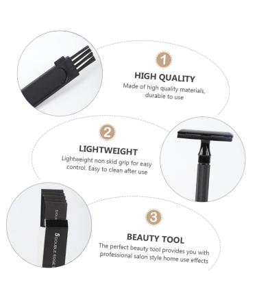 Buy 2 Sets Manual Shaver - Classic Beard & Hair Razor for Men | Old Style Shaving Cutter | International Shipping Available - Buy Online on GoSupps.com