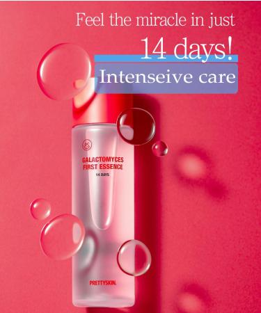 PS.PRETTYSKIN Pure Galactomyces Essence 96.6% - 14 Days Intensive Korean Skin Care for Vibrant Nourished Skin | 150ml - Buy Online on GoSupps.com