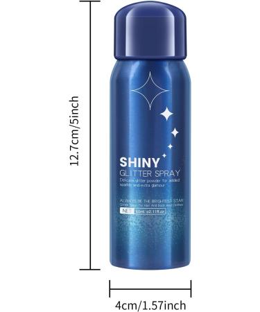KYDA Body Glitter Spray - Fast-Drying Sparkling Powder for Body & Face | High Pigmented Formula for Dance, Party, Music Festival - Buy Online on GoSupps.com