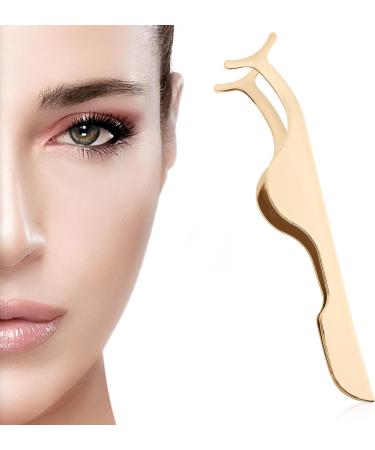 Sibba False Lash Tweezers Applicator Tool - Stainless Steel Eyelash Curler & Cluster Separator for Easy Fake Eyelash Application - Buy Online on GoSupps.com