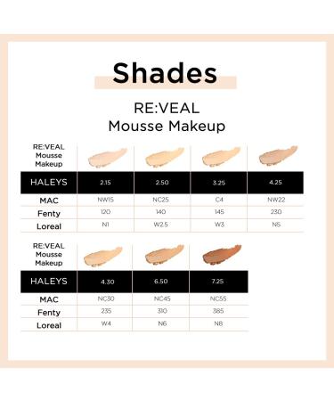 HALEYS RE VEAL Vegan Mousse Makeup (2.50 oz) - Cruelty-Free Whipped Foundation for Even Skin Tone and Buildable Coverage - Buy Online on GoSupps.com