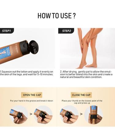 Legs Airbrush 118 Ml Makeup Lotion for Legs Body Foundation Waterproof Long Lasting Full Coverage Lightweight Cosmetic for Body (1#) - Buy Online on GoSupps.com