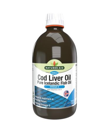 Natures Aid Cod Liver Oil Liquid (PACK OF 1) 500ml