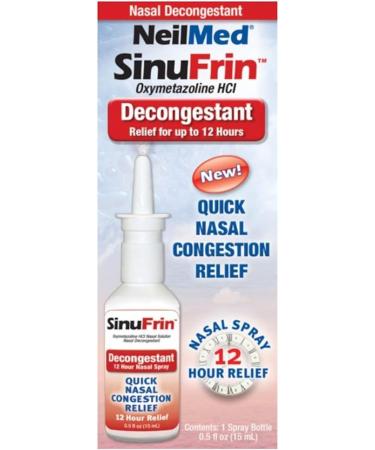 SINUFRIN Nasal Spray Decongestant 15ml - Pack of 2 - Buy Online on GoSupps.com