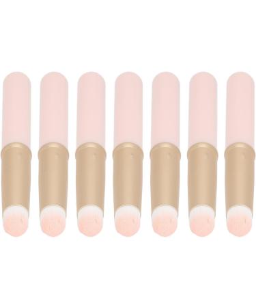 7pcs Round Head Portable Pink Handle Lip Smudge Brush Lip Blending Brush with Lid Professional Lip Smudge Brush for Lipstick Round End Lip Brush for Women Girl Gift(Pink 7 Pieces Of Set) - Buy Online on GoSupps.com