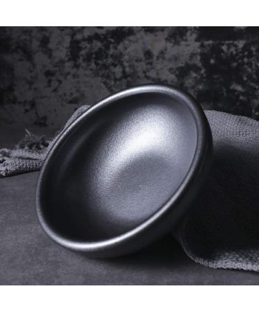 Accessories Kitchen Pantryware Multi Purpose/Salad Serveware Serving Bowls Mixing bowlRetro Soup Ramen Noodle Bowl Fruit Salad Bowl Creative Ceramic Tableware Mixing Bowl Serving Bowl 7.3 Inch Black