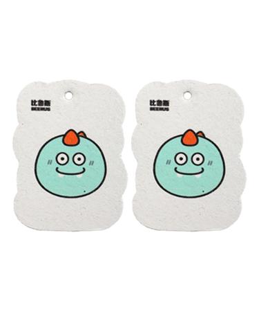 Kitchen Sponges Pack Non-Scratch Odor-Resistant Natural Cleaning Sponges Kitchen Sponge Dishwashing Sponge for Household 2 Count The